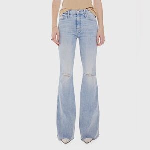 MOTHER Super Cruiser Double Heel Fray Jeans Size 27